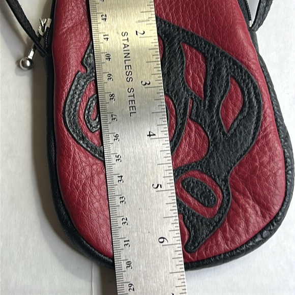 SPIRT OF THE WILD GENUINE SOFT LEATHER KILLER WHALE PURSE NATIVE AMERICAN - Picture 11 of 12